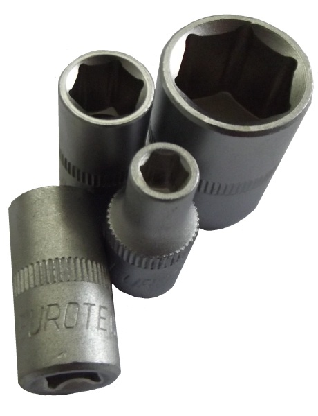 1/4" Dr Eurotech Individual Metric Sockets Standard