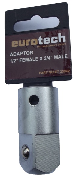 1/2"F x 3/4"M Adaptor