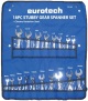 18Pc AF/Metric Stubby Gear Spanner Set