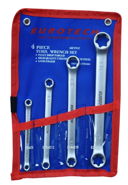 4Pc Torx Double Ended Ring Spanner Set